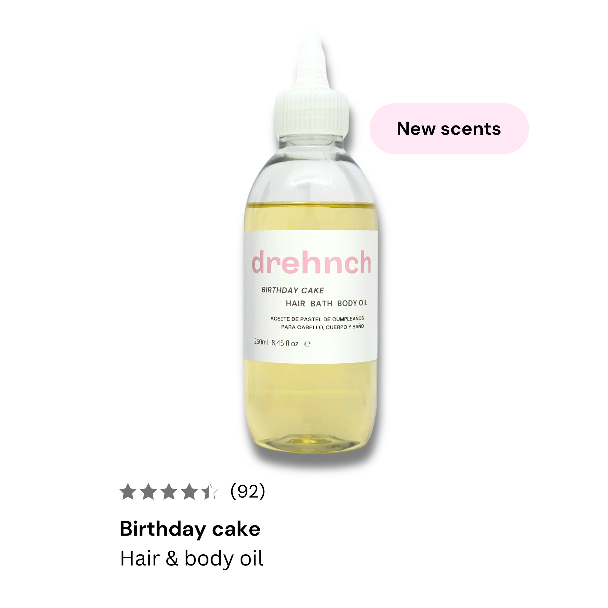 Birthday Cake Hair & Body Oil
